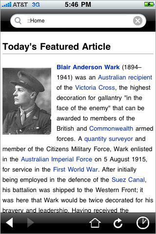 Official Wikipedia App for iPhone