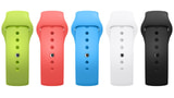 The Colored Apple Watch Sport Bands All Have Different Weights