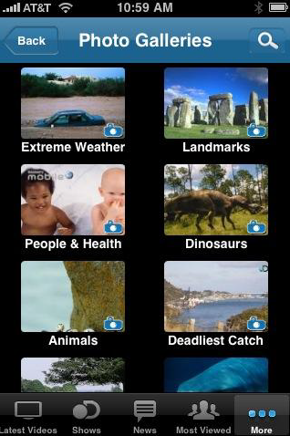 Discovery Channel Launches an iPhone App