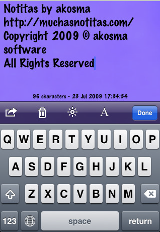 Simple and Funny Notes for iPhone