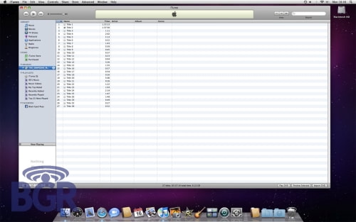 Leaked Screenshots of iTunes 9?