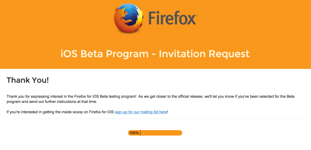 Mozilla is Recruiting Beta Testers for the iOS Version of Firefox