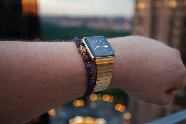 18K Gold Plated Apple Watch and Link Bracelet [Photos]