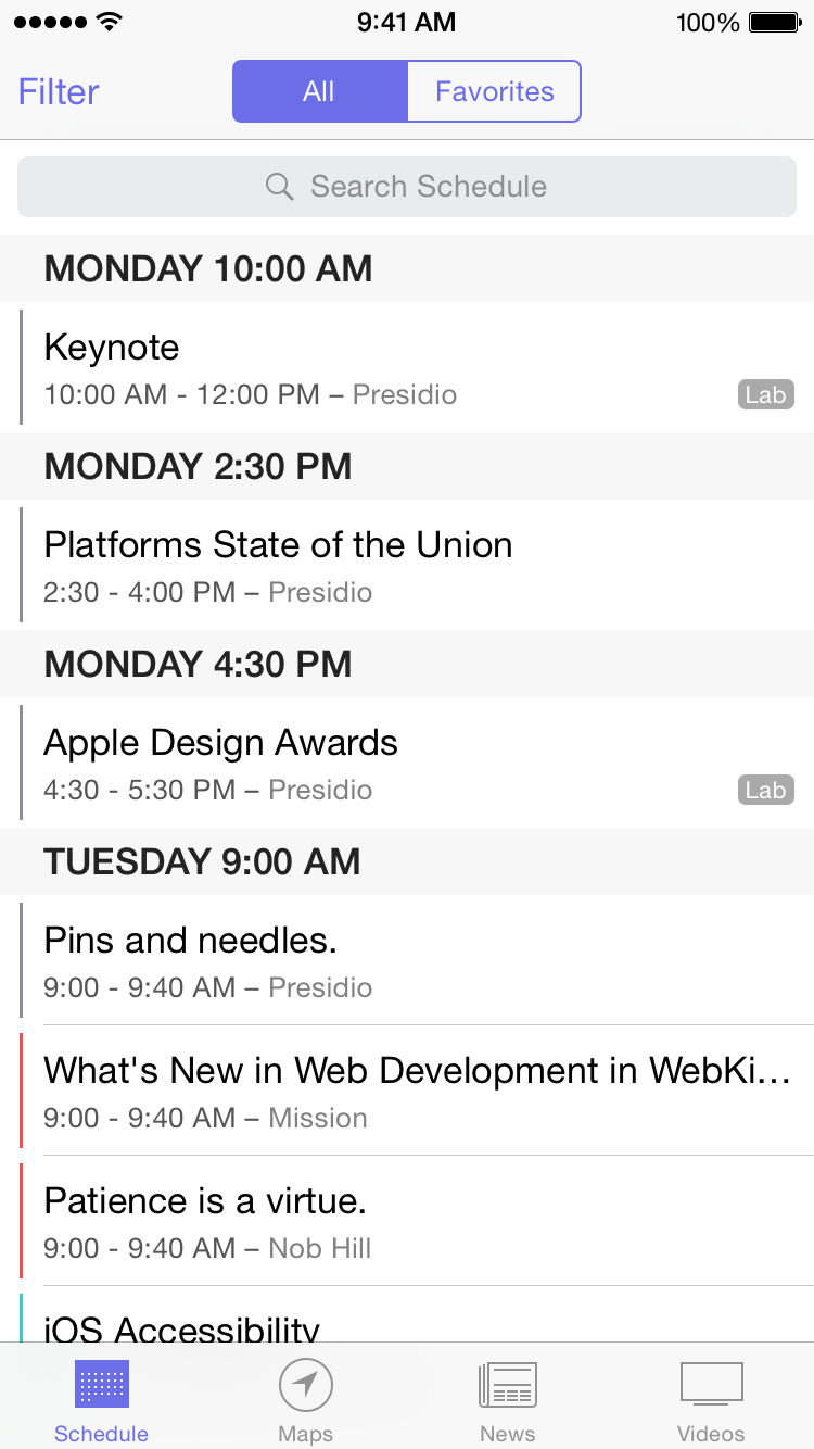 Apple Updates WWDC App With Apple Watch Support, 2015 Conference Information