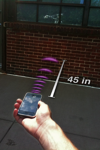 Sonar Ruler for iPhone Measures Distances Using Sound