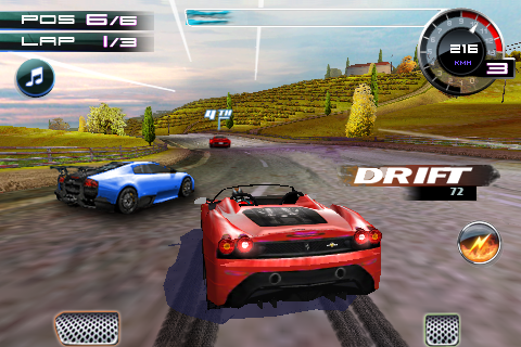 Preview Screenshots of Asphalt 5 for iPhone