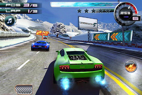 Preview Screenshots of Asphalt 5 for iPhone