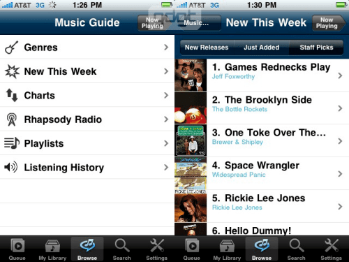 Rhapsody iPhone App Submitted for Apple Approval
