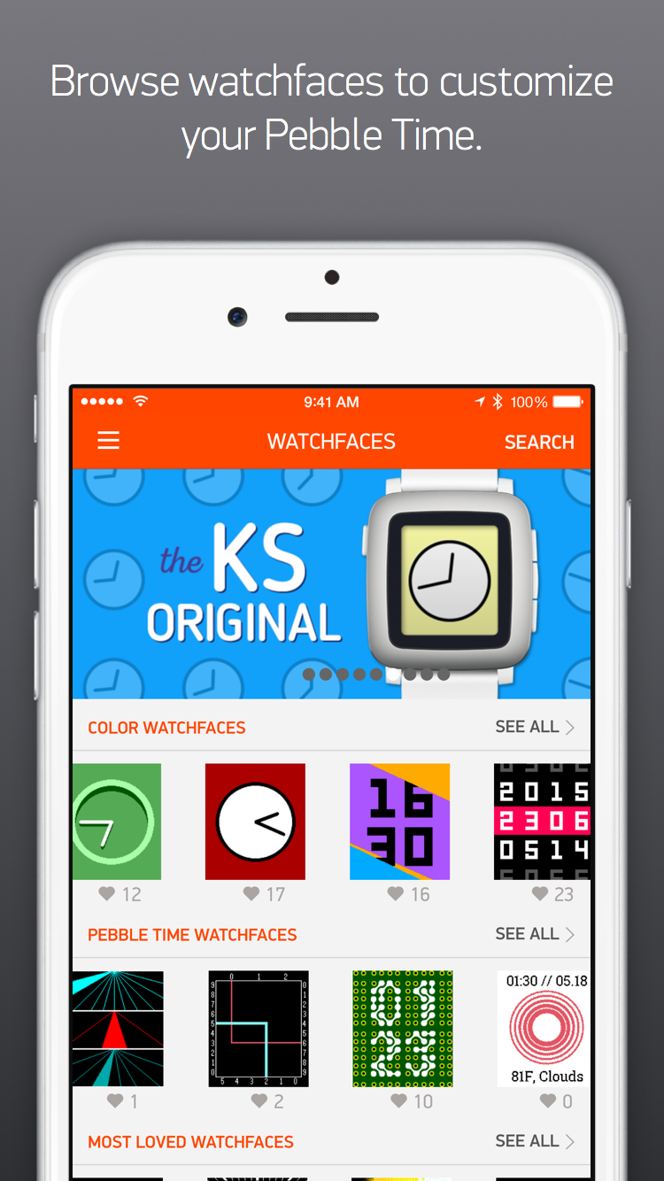 Pebble Time Watch App Now Available on the App Store