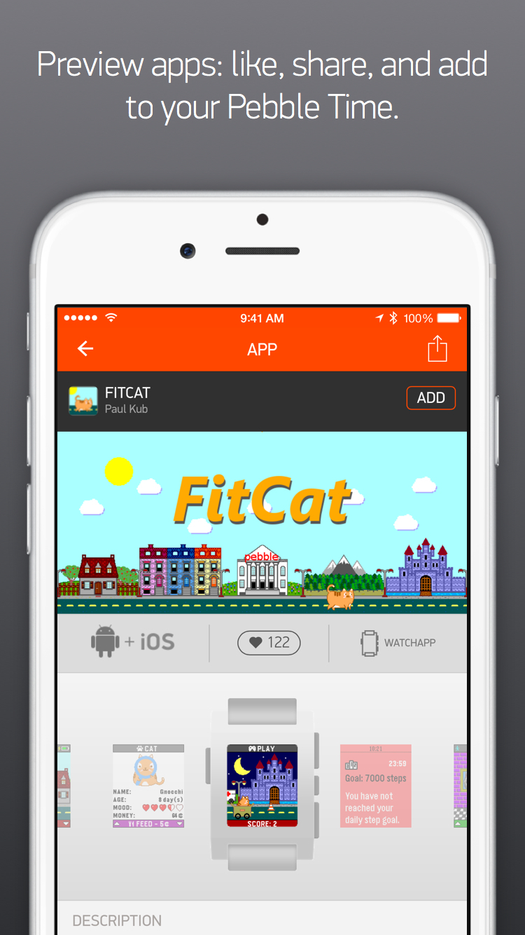 Pebble Time Watch App Now Available on the App Store
