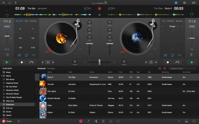 Algoriddim djay Pro for Mac Gets Support for Force Touch, Reloop Beatpad 2, More