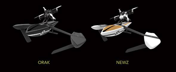 Parrot Unveils 13 New Hydrofoil, Jumping, and Airborne MiniDrones [Video]