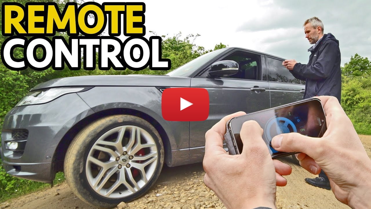 Watch This Range Rover Be Remotely Driven Using an iPhone [Video ...