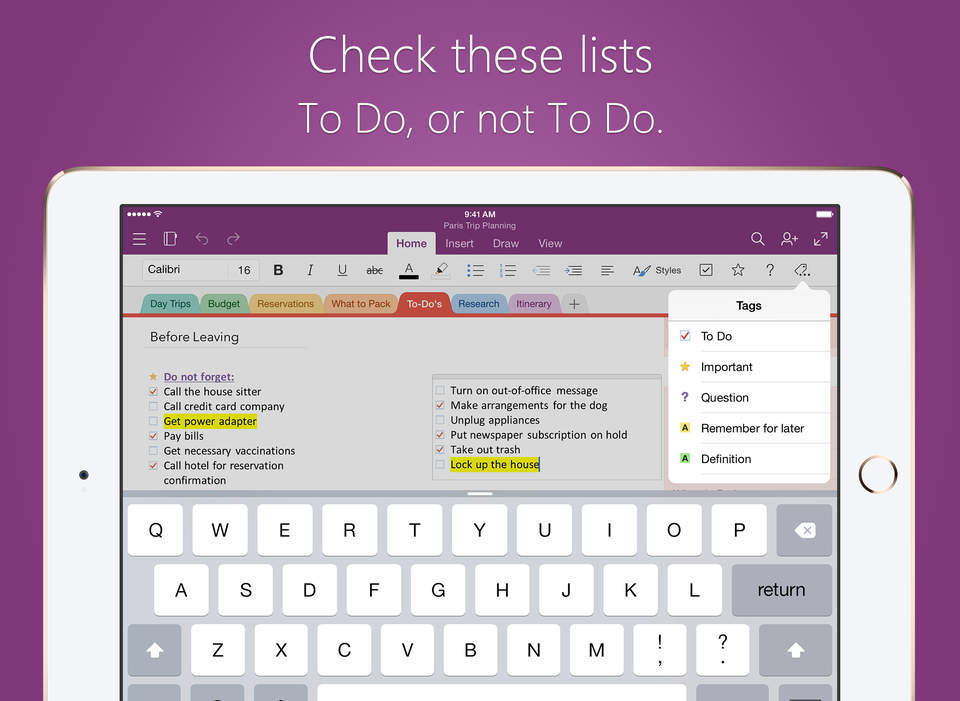 Microsoft OneNote Gets Improved Lists for iPhone, Ruled Note Paper for iPad, More