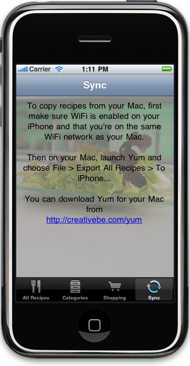 Yum 1.2 for iPhone Released