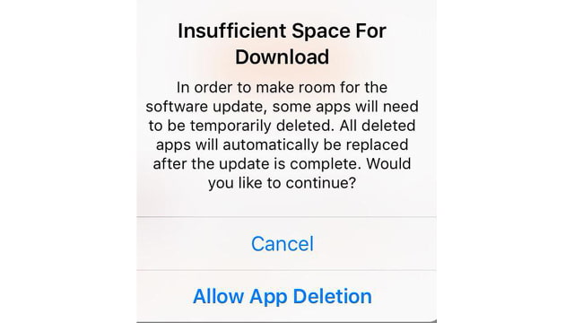 iOS 9 Will Temporarily Delete and Reinstall Apps If You Need Free Space for Software Update