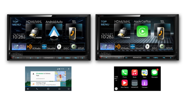 Kenwood Receivers With Apple CarPlay and Android Auto Support Now Shipping