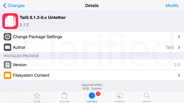 TaiG Releases Updated iOS 8.3 Jailbreak Untether in Cydia to Fix Cydia Substrate