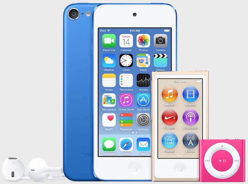 New iPod Colors Spotted in iTunes 12.2