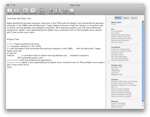 Apimac Releases Clean Text 6.5
