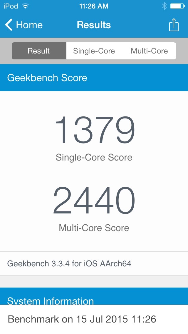 Early Benchmarks for the New iPod Touch Reveal 1.1GHz A8 Processor, 1GB of RAM