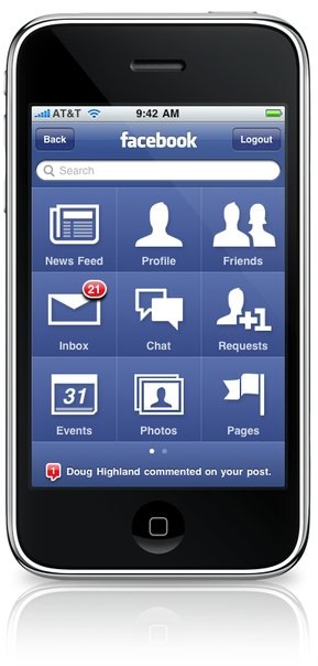 Facebook 3.0 Now Available for iPhone, iPod