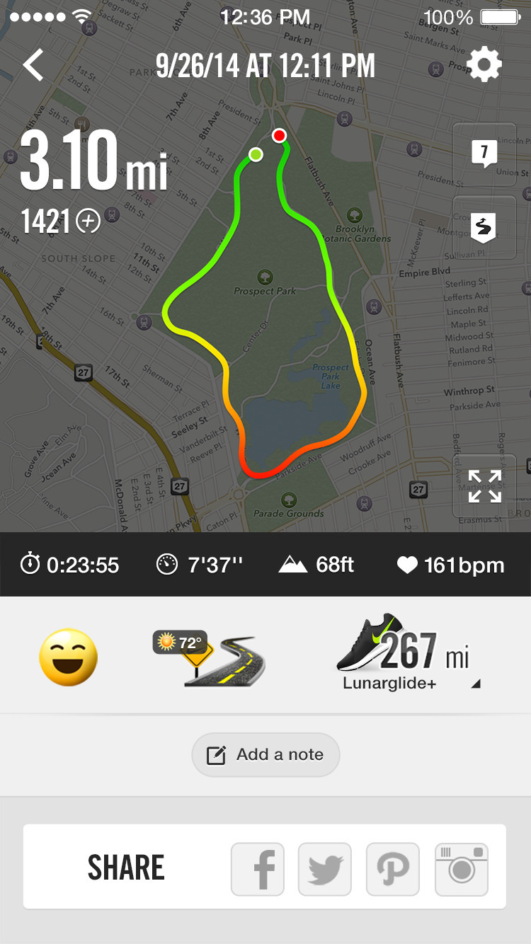 Nike+ Running App Gets Spotify 