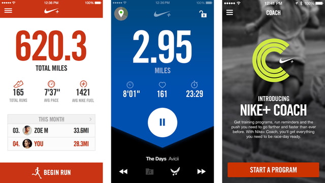 nike running app spotify android