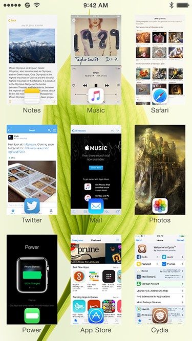 Alympus Tweak Brings New App Switcher, Music Player, Toggles Screen to iOS