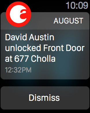 August Smart Lock Now Works With Your Apple Watch