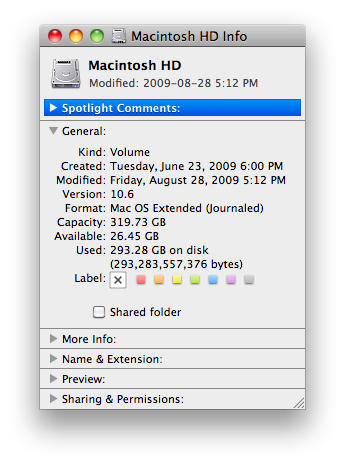 Snow Leopard Changes How Hard Drive Capacity is Represented