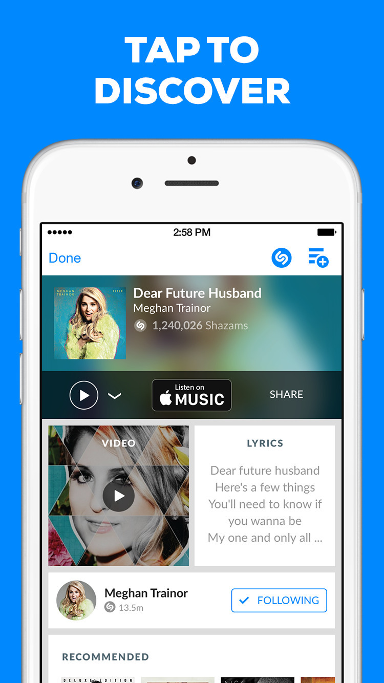 Shazam Update Lets You Add Tracks to Spotify and Rdio Playlists Without Leaving the App