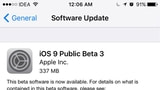 Apple Releases iOS 9 Public Beta 3