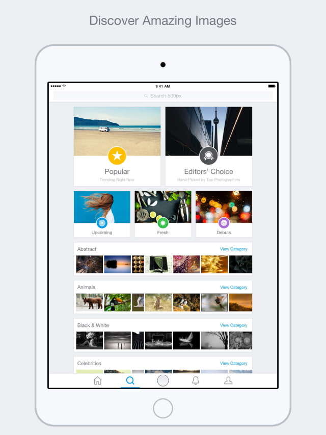 500px Launches New Redesigned App for iOS