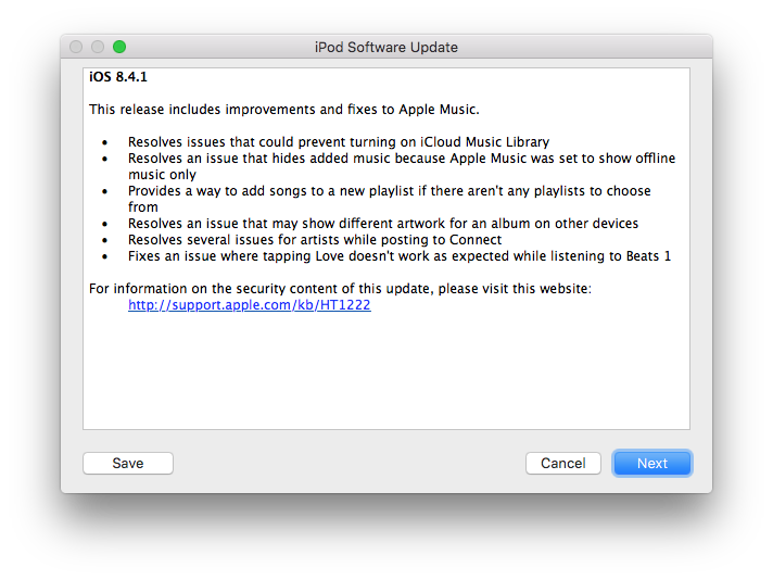 Apple выпустила iOS 8.4.1 с улучшенимями Apple Music и прочими исправлениями [Загрузить] 