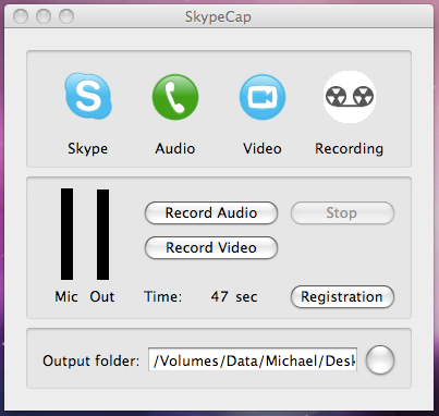 Record Skype Video/Audio Conversations