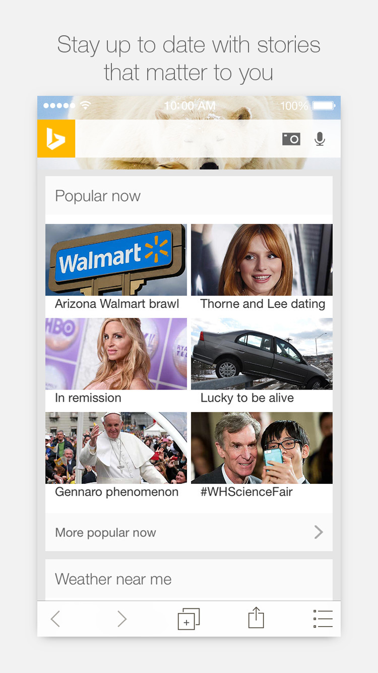 Bing Search App Gets Updated With &#039;Bing Interests&#039;