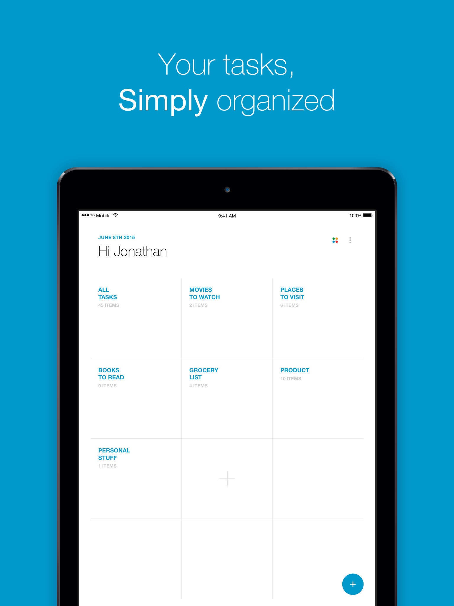 Any.do To-Do List App Launches for iPad