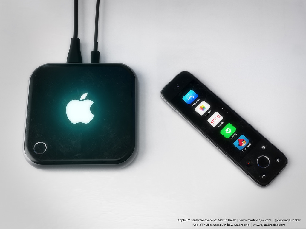 New Apple TV Concept With Double-Sided Remote [Images]