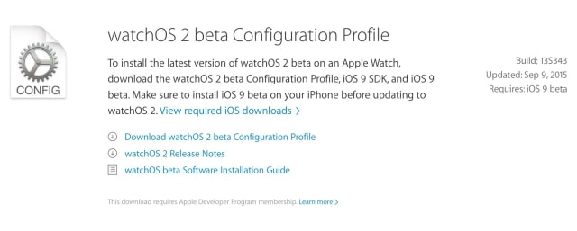 Apple Releases WatchOS 2 GM Seed to Developers Apple Releases WatchOS 2 GM Seed to Developers