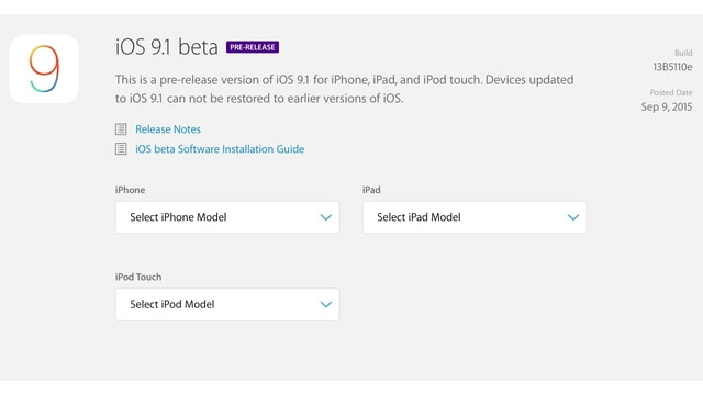 Apple Releases First Beta of iOS 9.1 to Developers for Testing - iClarified