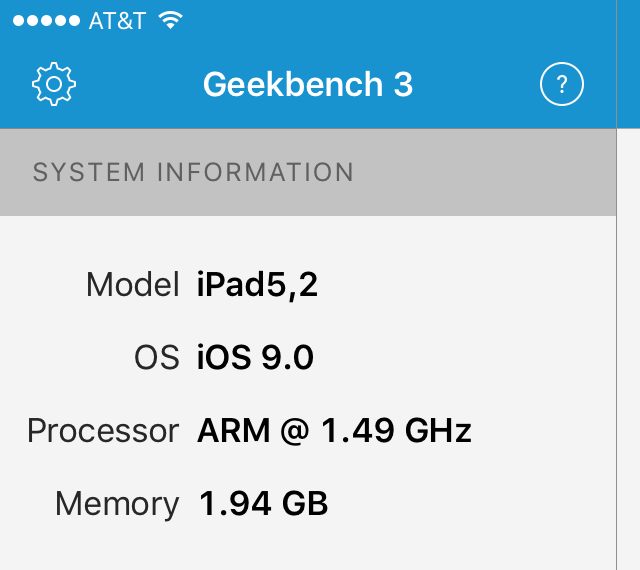Benchmarks Reveal iPad Mini 4 Has 1.5GHz Apple A8 Processor with 2GB of RAM [Chart]