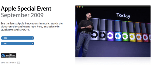 Apple Posts Video of Music Event Keynote
