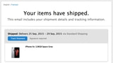 Apple Sends Out iPhone 6s Shipment Notifications