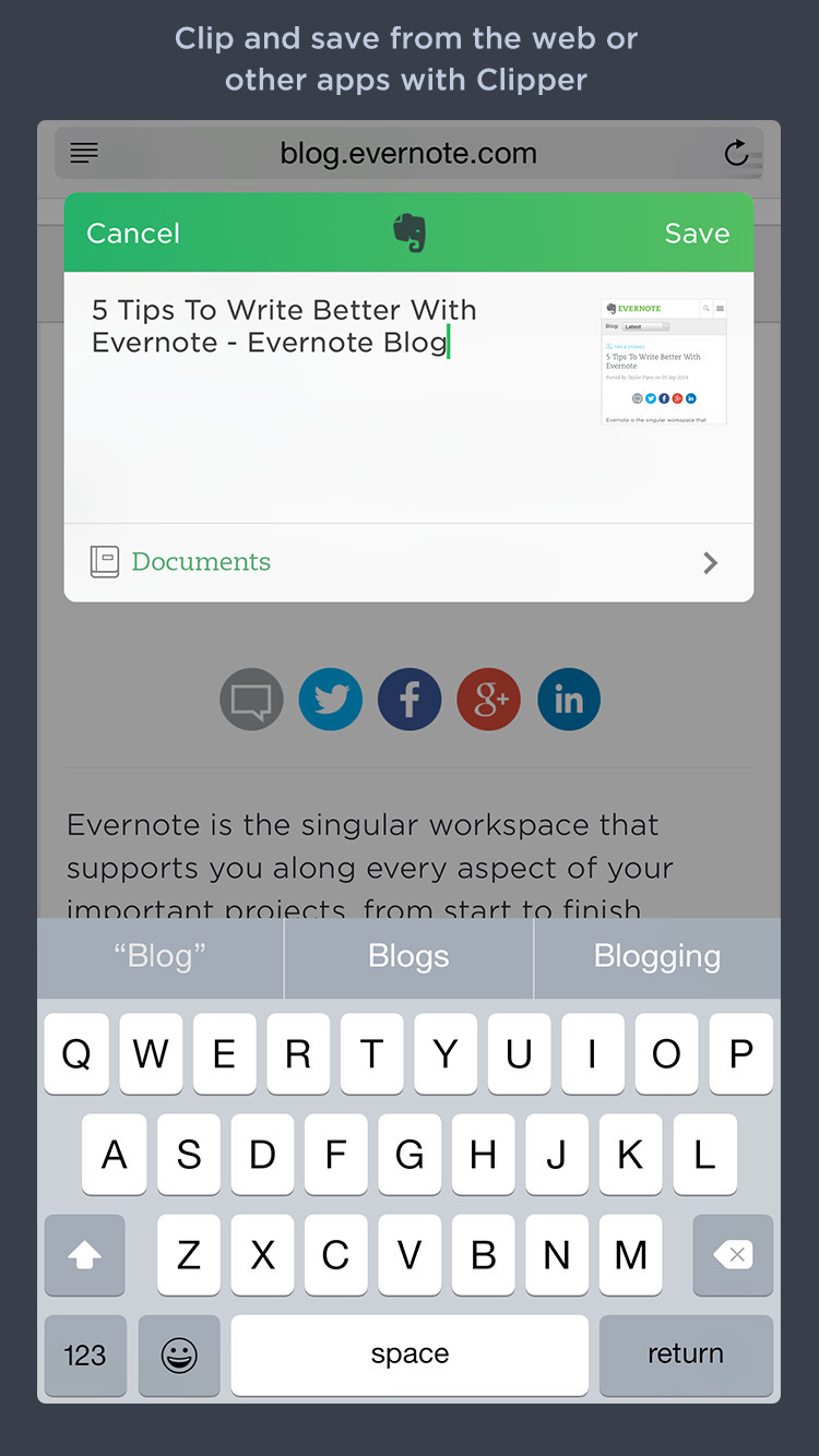 Evernote App Gets Support for iOS 9, 3D Touch for iPhone 6s and iPhone 6s Plus