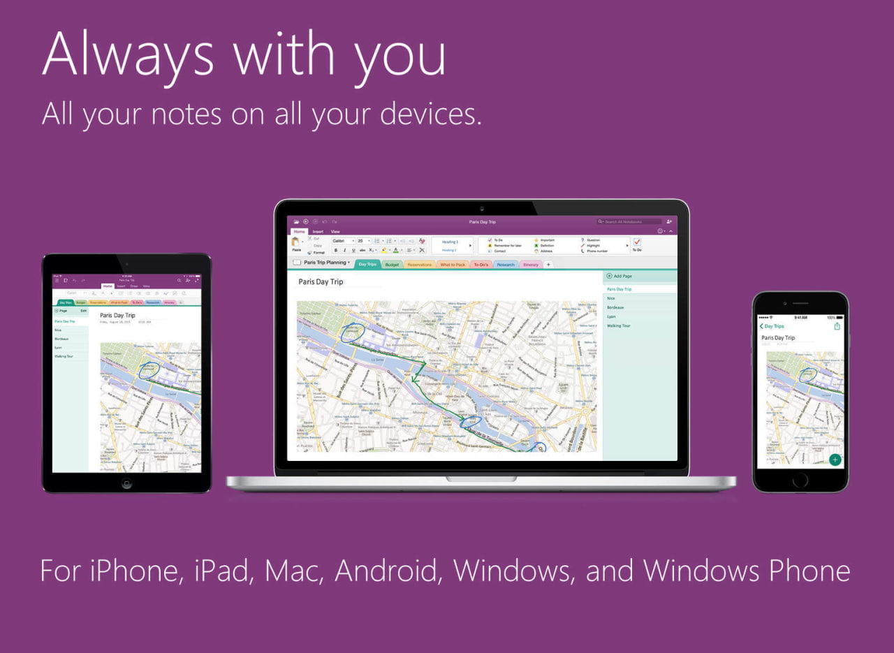 Microsoft OneNote App Gets Support for Pencil by Fifty Three, iPad