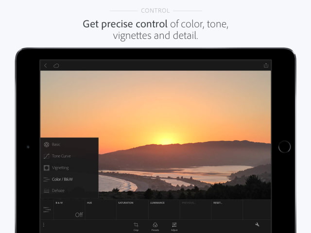Adobe Photoshop Lightroom for iPhone and iPad Are Now Free