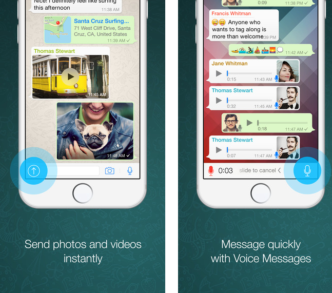 WhatsApp Messenger Gets 3D Touch Support With Peek and Pop
