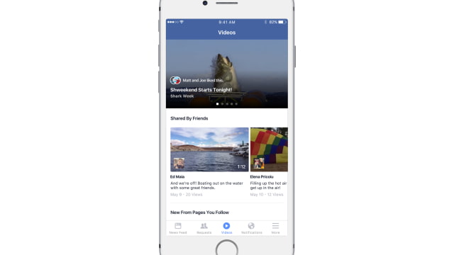 Facebook Looks to Rival YouTube With a Dedicated Place for Watching Video