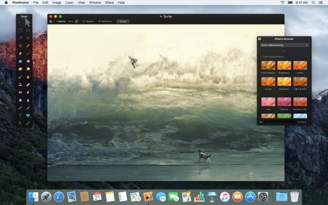 Pixelmator for Mac Gets OS X El Capitan Support, Split View, New Photos Extension, More